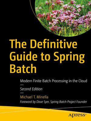 cover image of The Definitive Guide to Spring Batch
